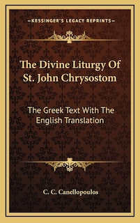 Front cover_The Divine Liturgy of St. John Chrysostom