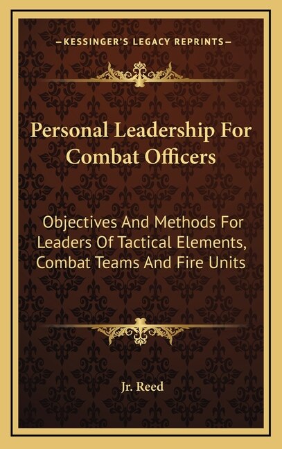 Couverture_Personal Leadership for Combat Officers