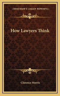 Front cover_How Lawyers Think