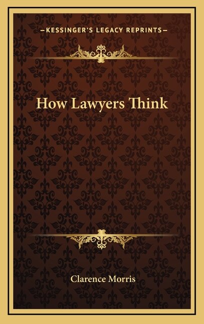 Front cover_How Lawyers Think