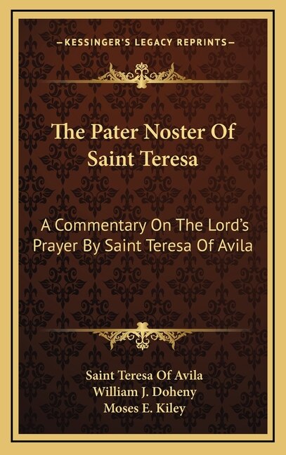 Couverture_The Pater Noster of Saint Teresa