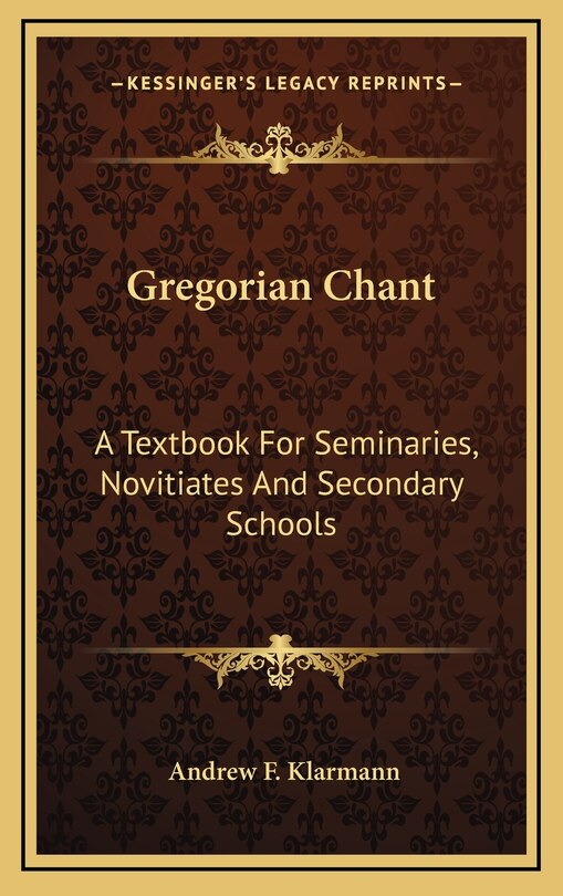 Couverture_Gregorian Chant