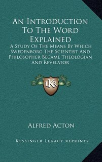 Couverture_An Introduction to the Word Explained