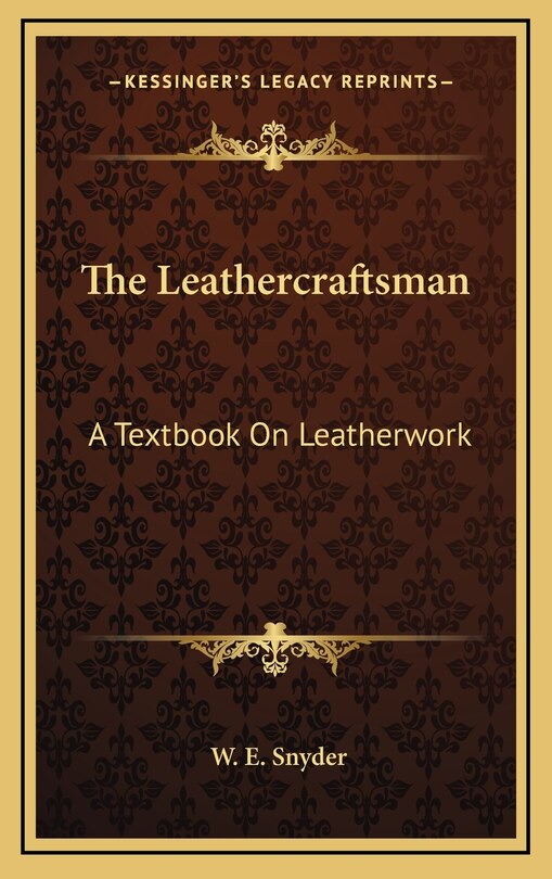 Front cover_The Leathercraftsman