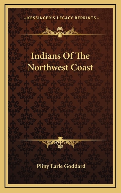 Front cover_Indians of the Northwest Coast