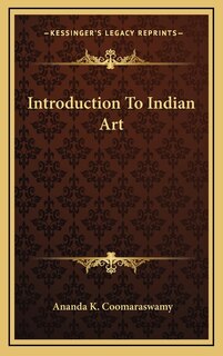Front cover_Introduction To Indian Art