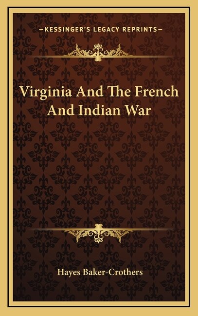 Front cover_Virginia and the French and Indian War