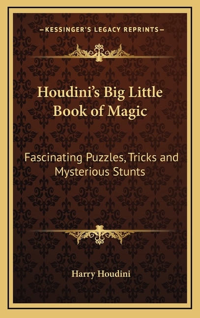 Front cover_Houdini's Big Little Book of Magic