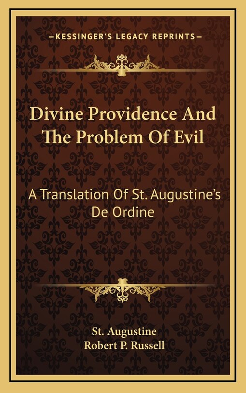 Front cover_Divine Providence And The Problem Of Evil