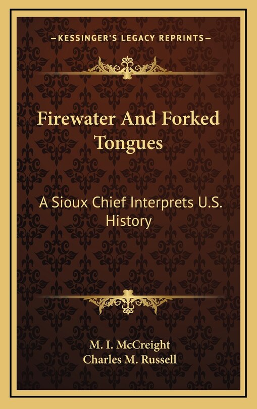 Front cover_Firewater And Forked Tongues
