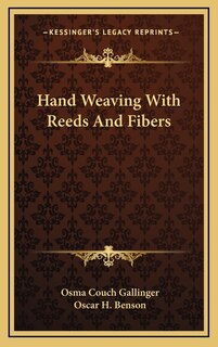 Couverture_Hand Weaving With Reeds And Fibers