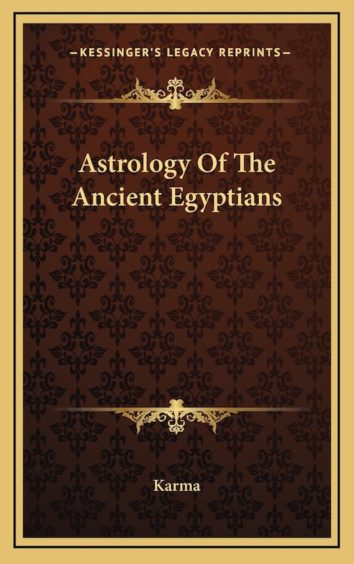 Front cover_Astrology of the Ancient Egyptians