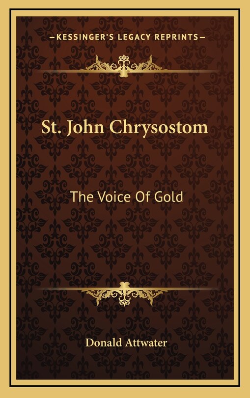 Front cover_St. John Chrysostom