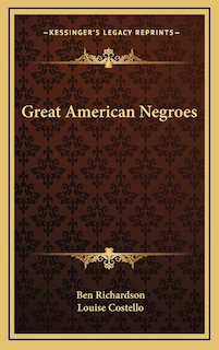 Couverture_Great American Negroes