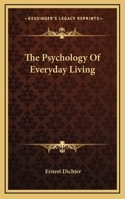 Front cover_The Psychology of Everyday Living