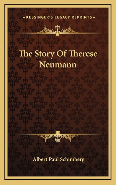 Front cover_The Story Of Therese Neumann