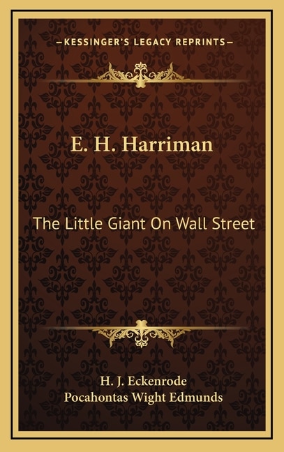 Couverture_E. H. Harriman