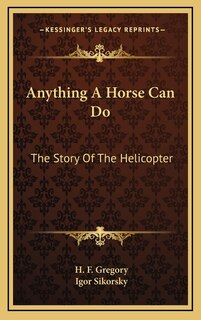 Front cover_Anything A Horse Can Do