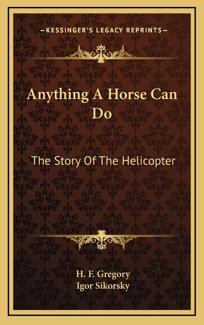Front cover_Anything A Horse Can Do
