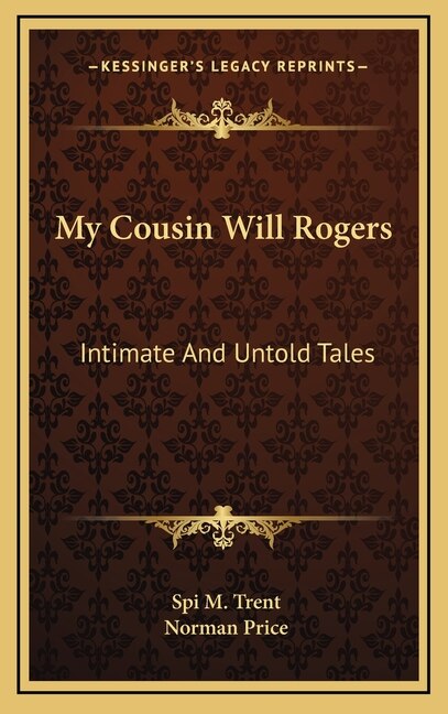 Front cover_My Cousin Will Rogers