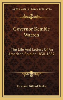 Couverture_Governor Kemble Warren