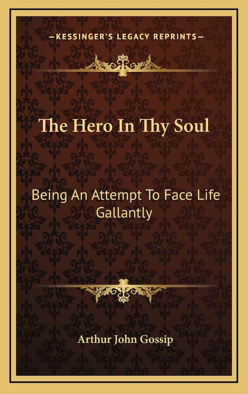 Front cover_The Hero In Thy Soul