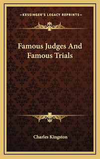 Couverture_Famous Judges And Famous Trials