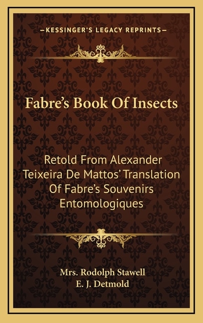 Front cover_Fabre's Book Of Insects
