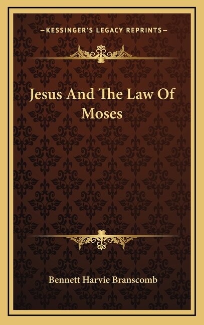 Front cover_Jesus and the Law of Moses