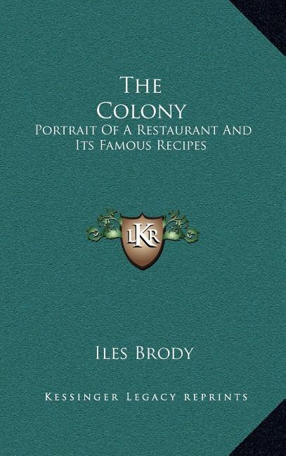 Front cover_The Colony