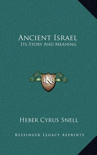 Front cover_Ancient Israel