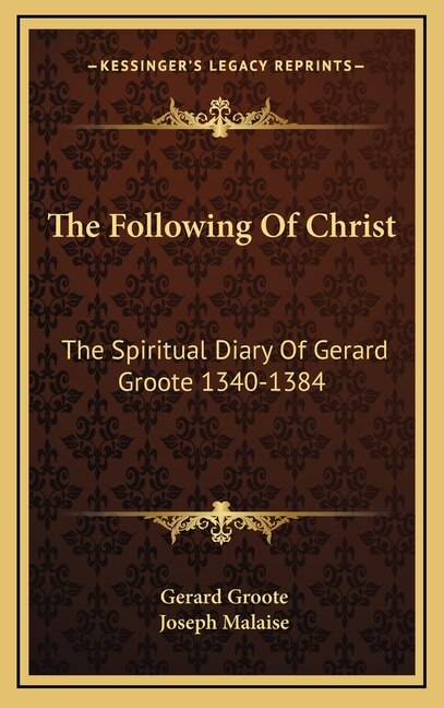 Front cover_The Following Of Christ