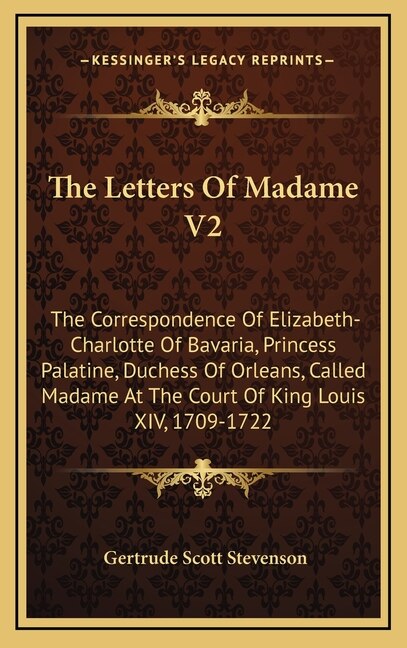 Couverture_The Letters Of Madame V2