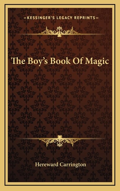 Front cover_The Boy's Book of Magic
