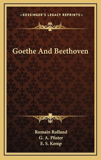 Front cover_Goethe And Beethoven