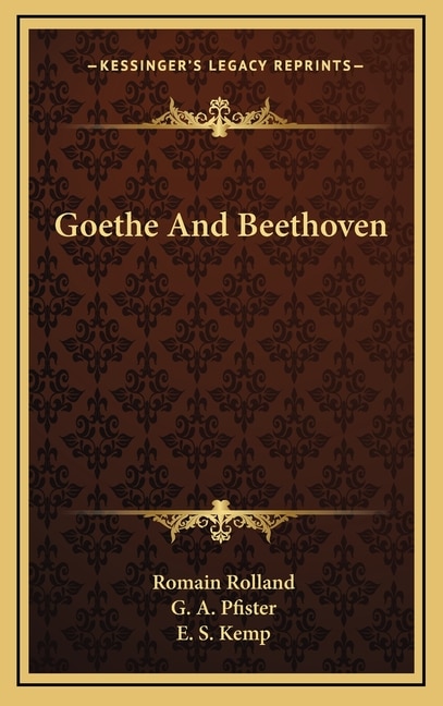 Front cover_Goethe And Beethoven
