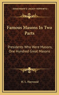 Couverture_Famous Masons In Two Parts