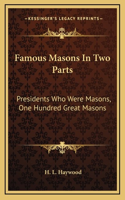 Couverture_Famous Masons In Two Parts