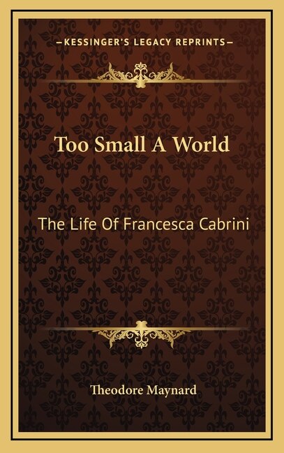 Front cover_Too Small A World