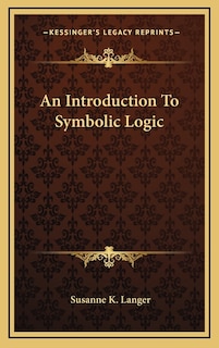 Couverture_An Introduction To Symbolic Logic