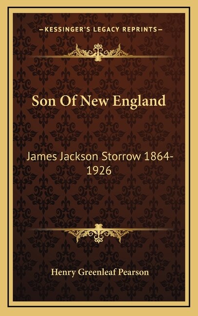 Front cover_Son of New England