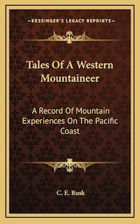 Couverture_Tales Of A Western Mountaineer