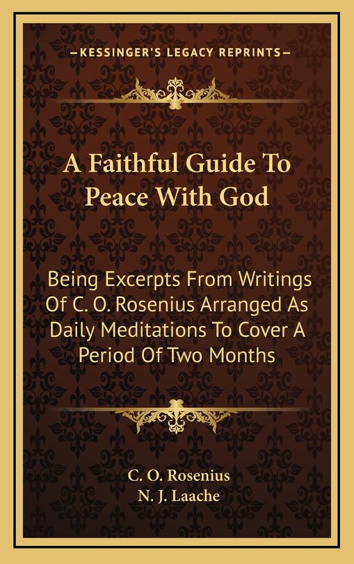Front cover_A Faithful Guide To Peace With God