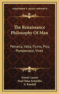 Couverture_The Renaissance Philosophy of Man