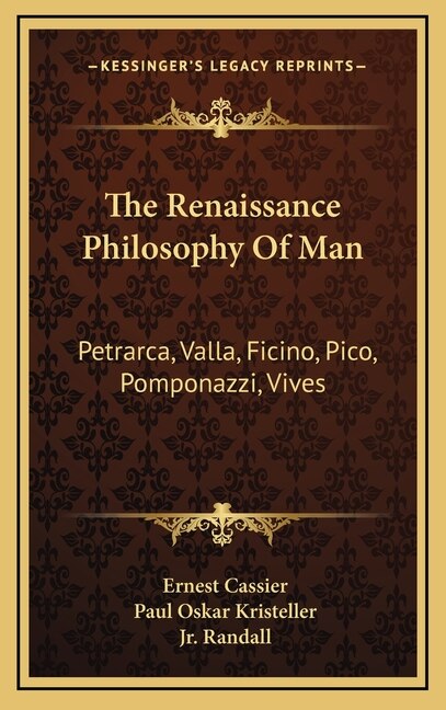 Couverture_The Renaissance Philosophy of Man