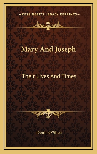 Front cover_Mary And Joseph