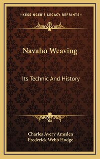 Front cover_Navaho Weaving