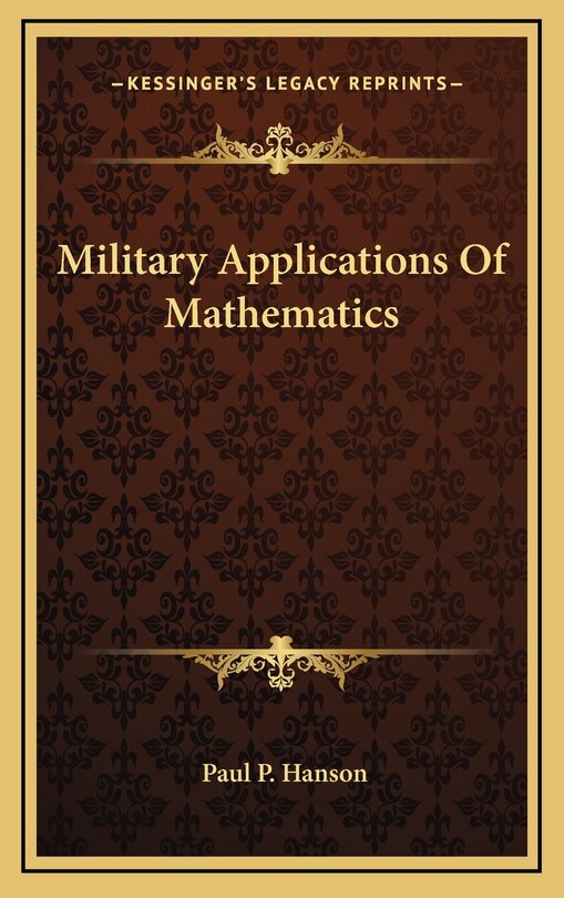 Military Applications Of Mathematics