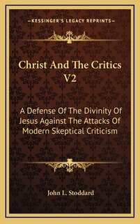 Couverture_Christ And The Critics V2