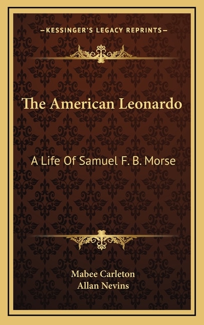 Front cover_The American Leonardo